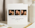 Personalised Anniversary Card, Photo Anniversary Card for Him, Anniversary Card for Husband, Romantic Anniversary Card for Boyfriend