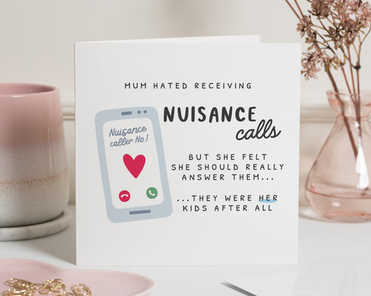 Funny Birthday Card for Mum, Birthday Card for Her, Mum Birthday Card, Birthday Card from Kids, Humour Card for Mum, Cute Birthday Card