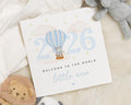 New Baby Card for Baby Boy, Welcome to the World Card, Personalised New Baby Card, Elephant Baby Card, New Parents Card