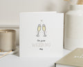 Wedding Card, On Your Wedding Day Card, Wedding Card for Couple, Champagne Wedding Card, Simple Wedding Card, Cute Wedding Card