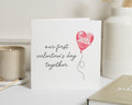 First Valentines Day Card, Valentines Day Card for Couple, Personalised Valentines Card, Our First Valentines Day Together, 2026 Card