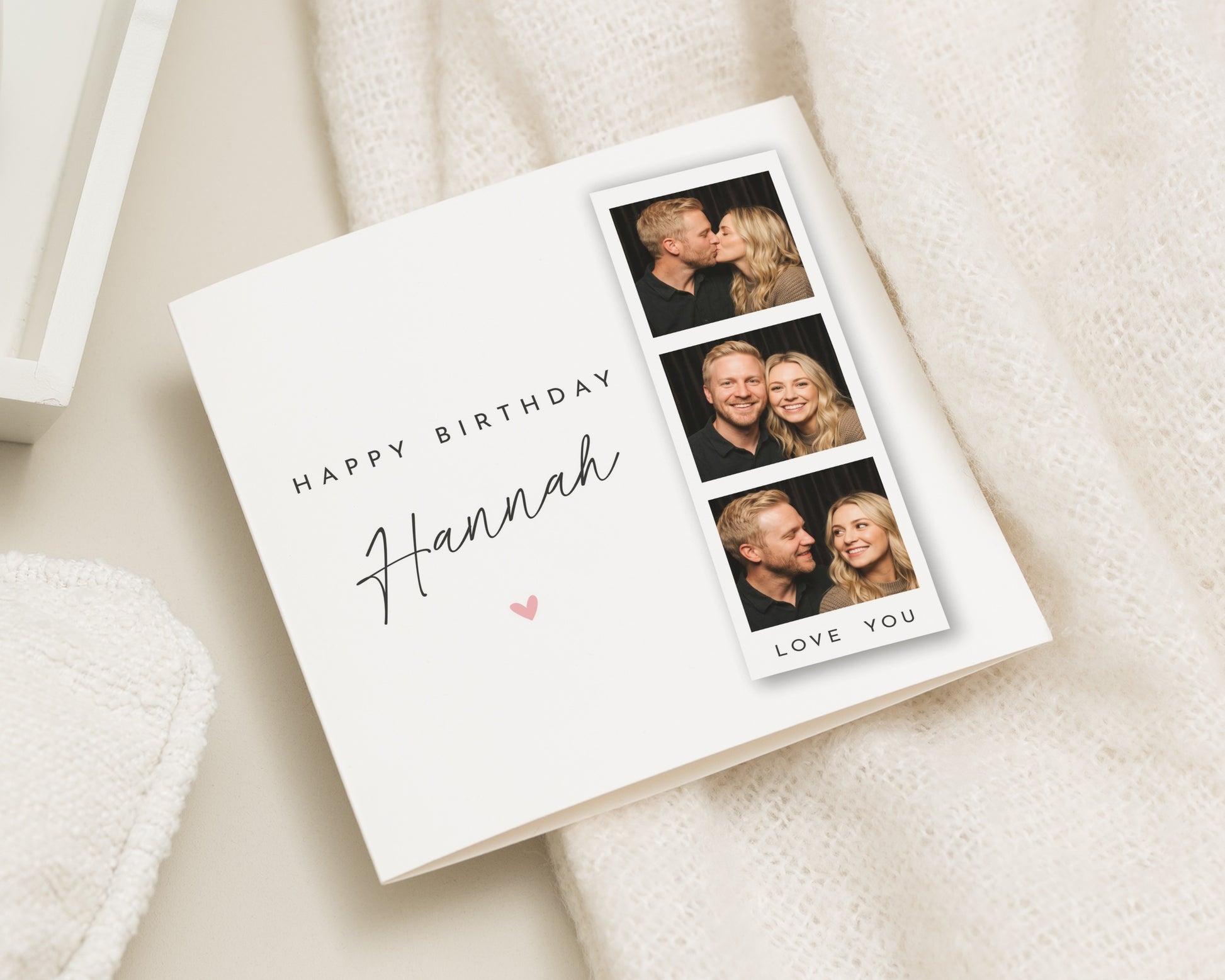 Birthday Card for Her, Personalised Birthday Card, Photo Birthday Card, Girlfriend Birthday Card, Wife Birthday Card, Romantic Birthday Card