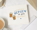 Nephew Birthday Card, Birthday Card for Nephew, Wonderful Nephew Birthday Card, Beer Birthday Card for Him, Simple Birthday Card