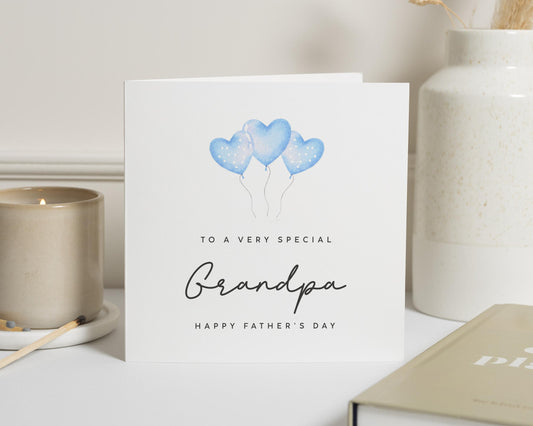 Fathers Day Card for Grandpa, Grandpa Fathers Day Card, For Grandad, Pops Card, Special Grandpa Card, Fathers Day Card for Him