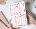 40th Birthday Card for Her, Personalised Birthday Card, Forty and Fabulous Card, Birthday Card for Wife Mum Sister Friend