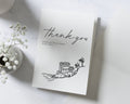 Personalised Wedding Thank You Cards, Thank You Card for Wedding, Wedding Thank You Cards, Minimal Folded Thank You Cards