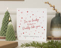 Daddy Christmas Card, Dad Christmas Card, Christmas Card for Daddy, Christmas Card for Dad, Christmas Card from Child, Cute Card for Him