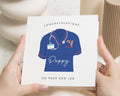New Job Card, Personalised New Job Card, Nurse New Job Card, Doctor New Job Card, Congratulations Card, Healthcare Worker Card, Medical Card