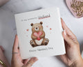 Valentines Day Card for Husband, Bear Valentines Card, Cute Valentines Card for Him, Husband Valentine Card, Romantic Card for Husband