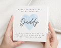 Fathers Day Card for Daddy, Fathers Day Card from Child, Daddy Fathers Day Card, Cute Fathers Day Card, Worlds Best Daddy Card