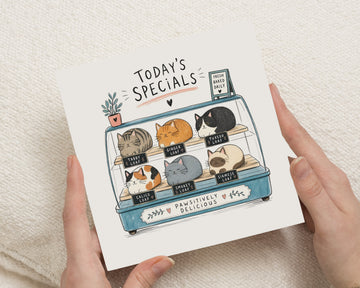 Cat Birthday Card, Funny Cat Card, Cat Lover Birthday Card, Cute Cat Card, Birthday Card for Friend, Pun Birthday Card for Her