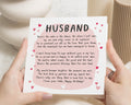 Birthday Card for Husband, Husband Birthday Card, Romantic Birthday Card for Him, Personalised Birthday Card, Poem Birthday Card for Husband