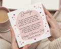 Valentines Day Card for Daddy, Valentines Card from the Bump, Daddy to Be Card, Cute Valentines Card for Dad, Baby Bump Card
