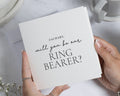 Will You Be Our Ring Bearer Card, Personalised Ring Bearer Proposal, Wedding Card for Boy, Custom Ring Bearer Card