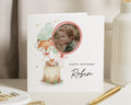 Personalised Birthday Card, Photo Birthday Card, Kids Birthday Card, Children's Birthday Card, Woodland Animal Birthday Card, Fox Card