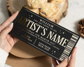 Personalised Concert Ticket Gift, Custom Scratch To Reveal Gift, Gold Foil Christmas Gift Voucher, Gift For Him Or Her