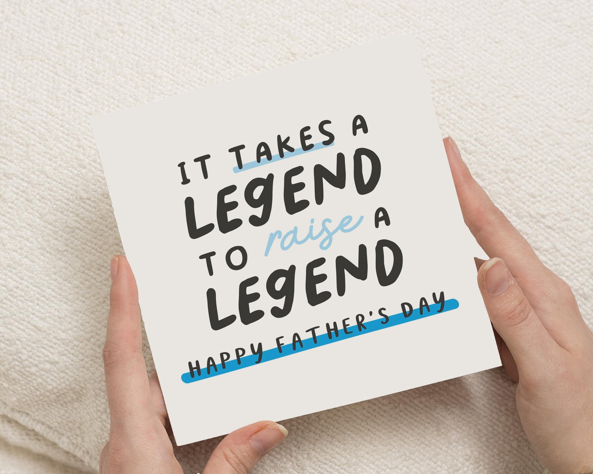 Fathers Day Card, Fathers Day Card from Son, Fathers Day Card from Daughter, Funny Fathers Day Card, Card for Dad, Legend Card