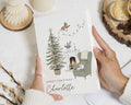 Personalised Christmas Card, Christmas Card for Her, Christmas Cards, Robin Christmas Card, Cat Christmas Card, Custom Xmas Card