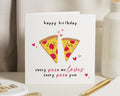 Birthday Card for Friend, Funny Pizza Birthday Card, Birthday Card for Him, Birthday Card for Her, Cute Birthday Card, Food Pun Card