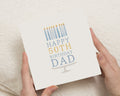 50th Birthday Card for Dad, Birthday Card for Him, Milestone Birthday Card for Father, Simple Dad Birthday Card, Birthday Cards for Men