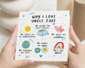 Uncle Birthday Card, Why I Love Uncle Card, Birthday Card for Uncle, Personalised Uncle Card, Cute Card for Him, Uncle Gift Card