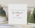 Christmas Card for Husband, Romantic Christmas Card, Christmas Card for Wife, Boyfriend Girlfriend Card, Partner Christmas Card