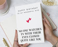 Wife Birthday Card, Funny Card for Wife, Birthday Card for Her, Romantic Wife Card, Humorous Birthday Card, Love Card for Wife