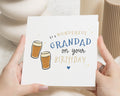 Birthday Card for Grandad, Grandad Birthday Card, Birthday Card for Him, Beer Birthday Card, Grandad Card, Simple Birthday Card