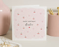 Birthday Card for Best Friend, Bestie Birthday Card, Birthday Card for Friend, Cute Birthday Card for Her, Cherry Birthday Card