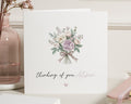 Thinking Of You Card, Personalised Thinking Of You Card, Floral Card, Sympathy Card, Card For Her, Custom Name Card, Get Well Soon Card