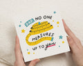 Birthday Card for Dad, Fathers Day Card, Dad Birthday Card, Funny Card for Him, Dad Card, Personalised Dad Card, Tape Measure Card