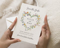 Personalised Save the Date Card, Wedding Save the Date Card, Wildflower Save the Date, Floral Save the Date, Save the Date Cards