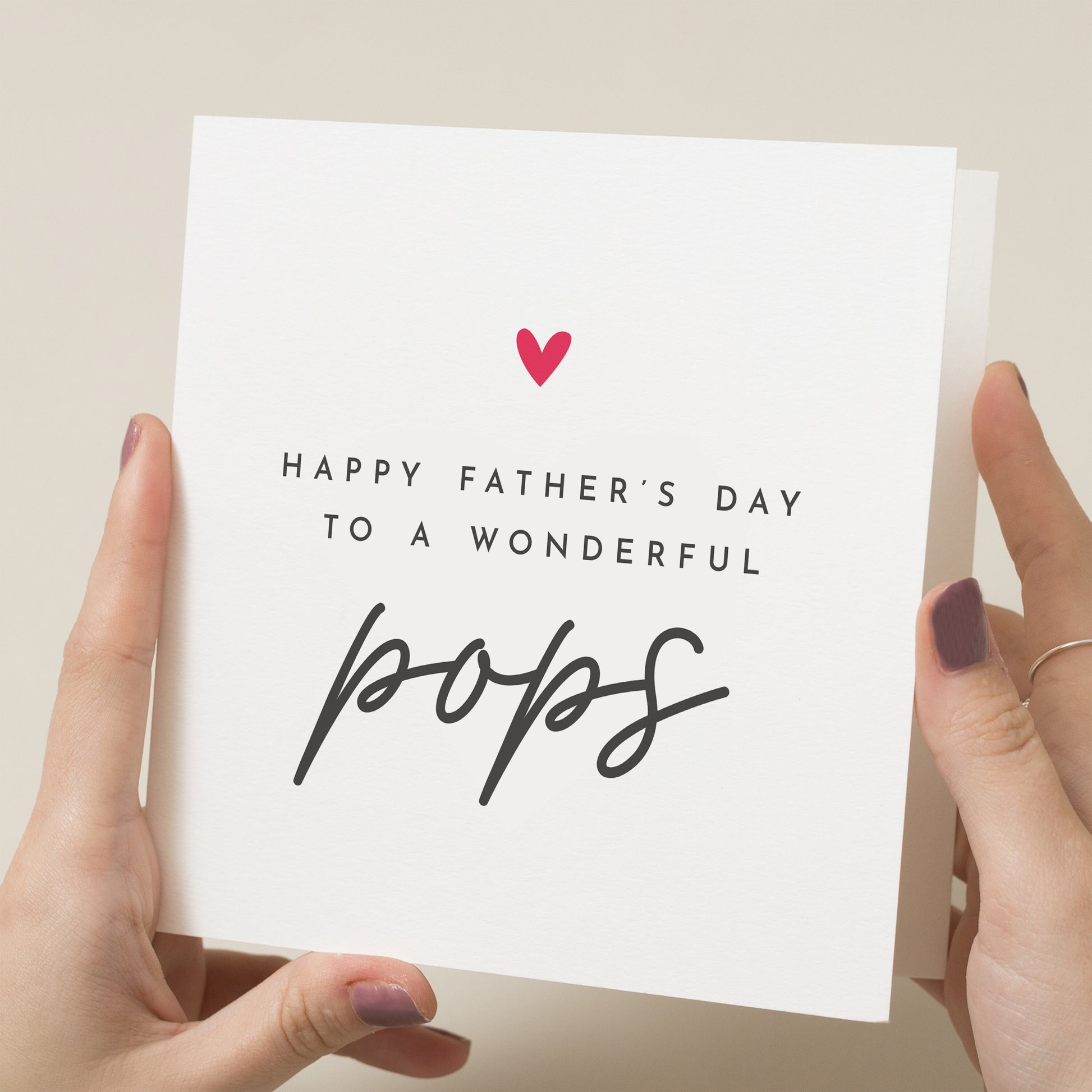 Pops Fathers Day Card, Wonderful Pops Father&#39;s Day Gift, Happy Fathers Day Grandad, Special Card For Grandad, Funny Gift For Him