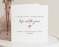 Valentines Day Card for Him, Valentines Day Card for Her, Personalised Valentines Card, Romantic Card for Partner, Life With You Card