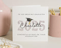 Graduation Card for Daughter, Personalised Graduation Card, 2025 Graduation Card, Congratulations Card for Her, Custom Name Card