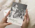Personalised Baby Thank You Cards, Photo Baby Thank You Card, Birth Announcement Card, Minimal Baby Thank You Cards, New Baby Thank You