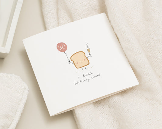 30th Birthday Card, 30 Birthday Card for Her, Birthday Card for Him, Funny Birthday Card, Cute Birthday Card, Pun Birthday Card