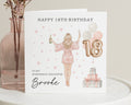 18th Birthday Card for Daughter, Personalised Birthday Card, Birthday Card for Her, Daughter Birthday Card, 18th Birthday Gift