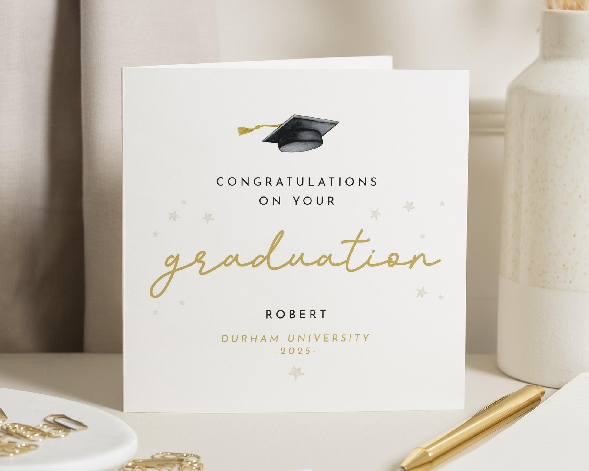 Graduation Card, Personalised Graduation Card, Graduation Card for Him, Graduation Card for Her, University Graduation Card