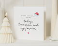 Christmas Card for Partner, Romantic Christmas Card, Christmas Card for Husband, Wife, Boyfriend, Girlfriend, Cute Christmas Card