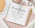 Thank You Card for Teacher, Personalised Teacher Thank You Card, End of Term Card, Thank You Card for Miss, Teacher Appreciation Card