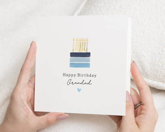 Birthday Card for Grandad, Grandad Birthday Card, Birthday Card for Him, Simple Birthday Card, Personalised Grandad Card