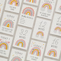 Pregnancy Milestone Cards, Pregnancy Announcement Cards, Milestone Cards, Pregnancy Announcement Cards, Rainbow Milestone Cards, Mum To Be