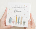 Personalised First Day of School Card, Good Luck Card for School, Starting School Card, Back to School Card, Custom Childrens Card