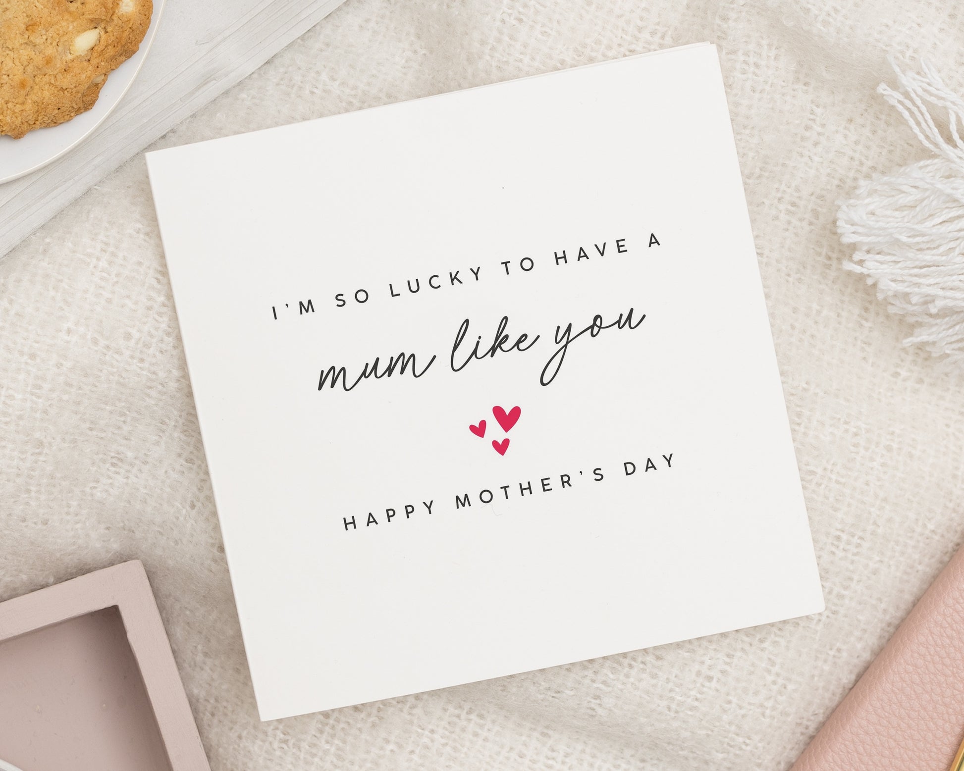 Mothers Day Card for Mum, Happy Mothers Day Card, Card for Her, Mum Card, Simple Mothers Day Card, Cute Mothers Day Card