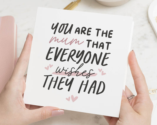 Mum Birthday Card, Birthday Card for Mum, Card for Her, Mothers Day Card, Card for Mum from Daughter, Card for Mum from Son