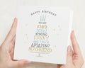 Birthday Card for Boyfriend, Funny Birthday Card for Him, Amazing Boyfriend Birthday Card, Personalised Birthday Card for Men