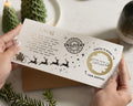 Lapland Trip Reveal Scratch Off Voucher, Christmas Gift Voucher, Personalised Holiday Reveal Card, Pack Your Bags Surprise