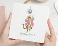 Birthday Card for Her, Birthday Queen Card, Friend Birthday Card, Best Friend Birthday Card, Leopard Birthday Card, Cute Birthday Cards