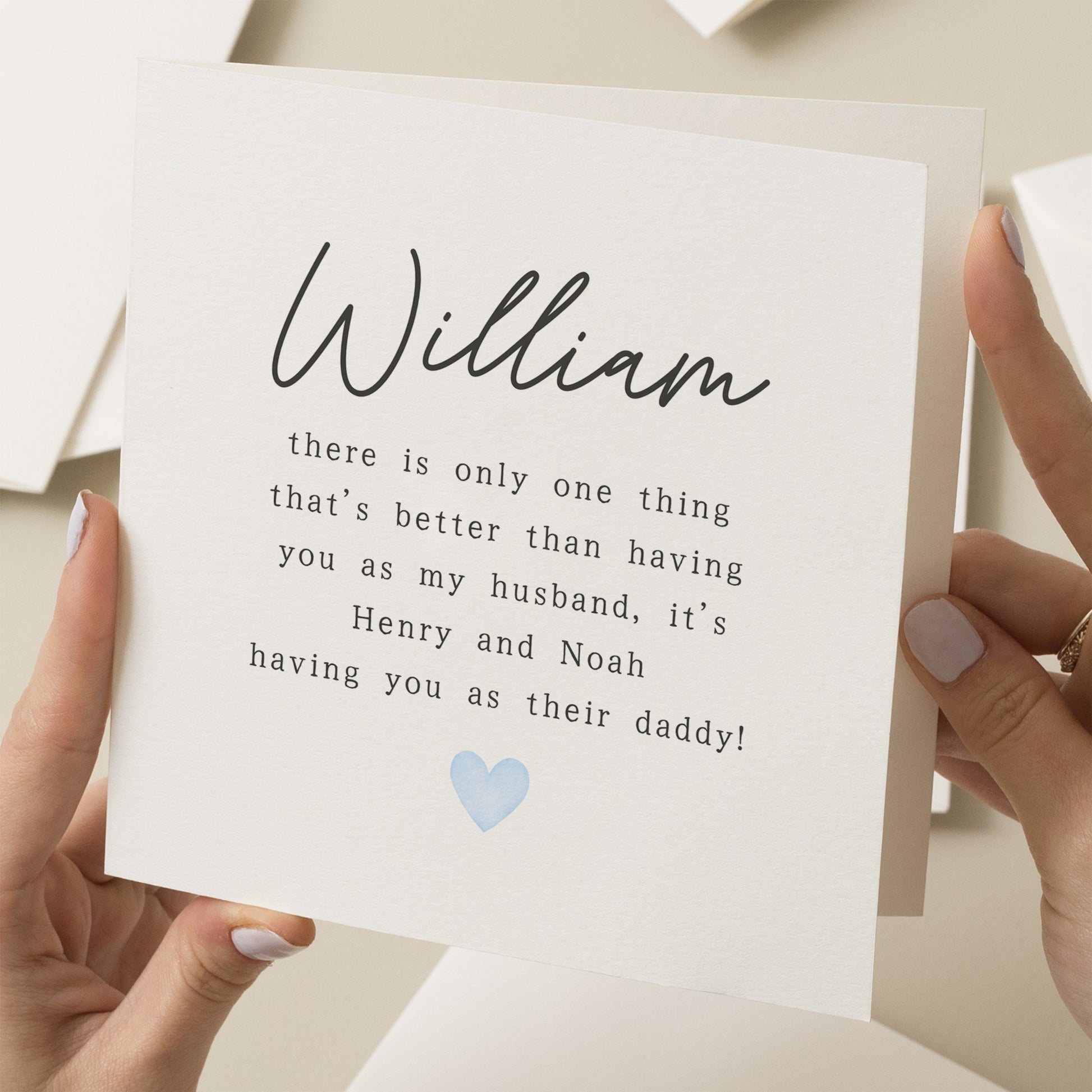 Happy Fathers Day To My Husband, Husband Fathers Day Card, Fathers Day Card For Husband, Best Dad And Husband, Partner Fathers Day Gift